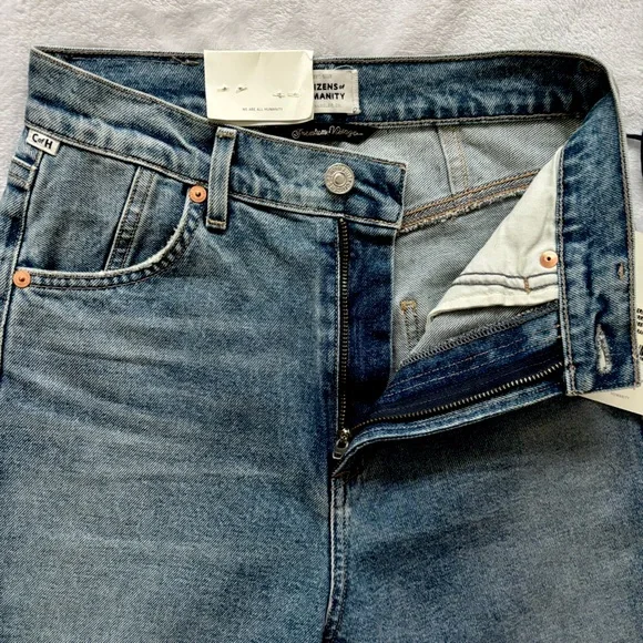 CITIZENS OF HUMANITY Valerie High Rise Tapered Stirrup Jeans--24 - Picture 5 of 16